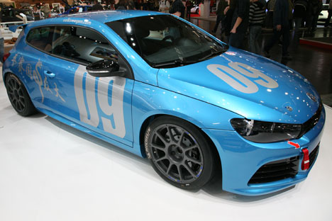 Den nye one-make serie VW Scirocco debutterer i Kina i 2009.